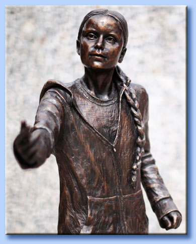 statua greta thunberg