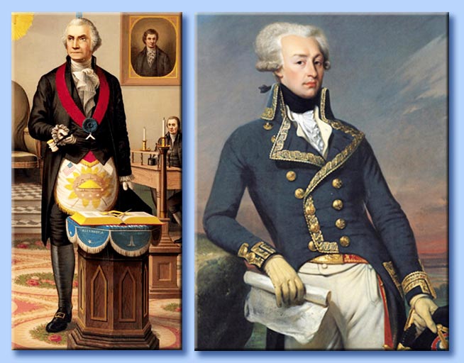 george washington e lafayette massoneria