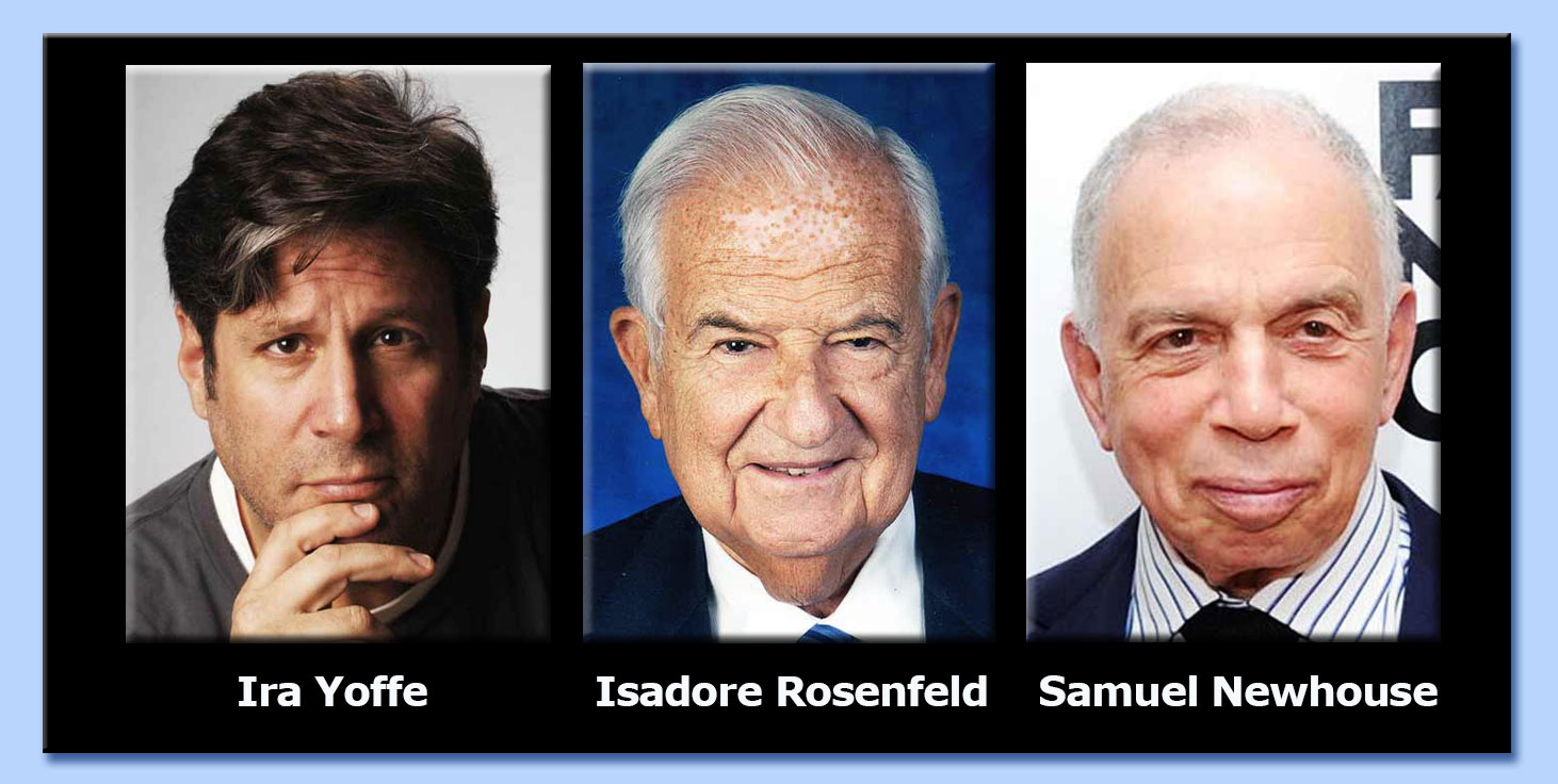 ira yoffe - isadore rosenfeld - samuel newhouse
