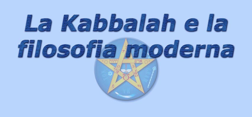 titolo la kabbalah e la filosofia moderna