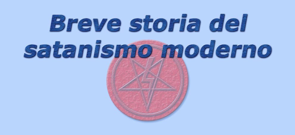 titolo breve storia del satanismo moderno 