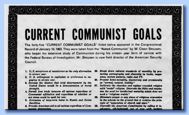 current communist goals