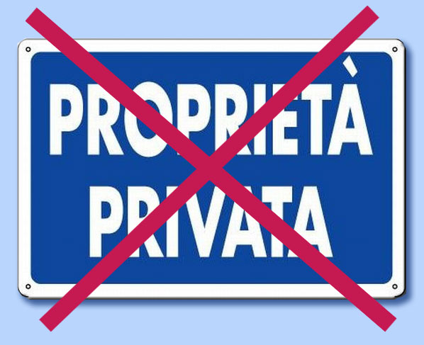 no alla proprietà privata