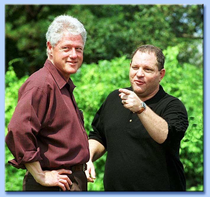 bill clinton - harvey weinstein