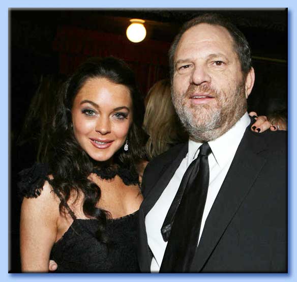 lindsay lohan - harvey weinstein