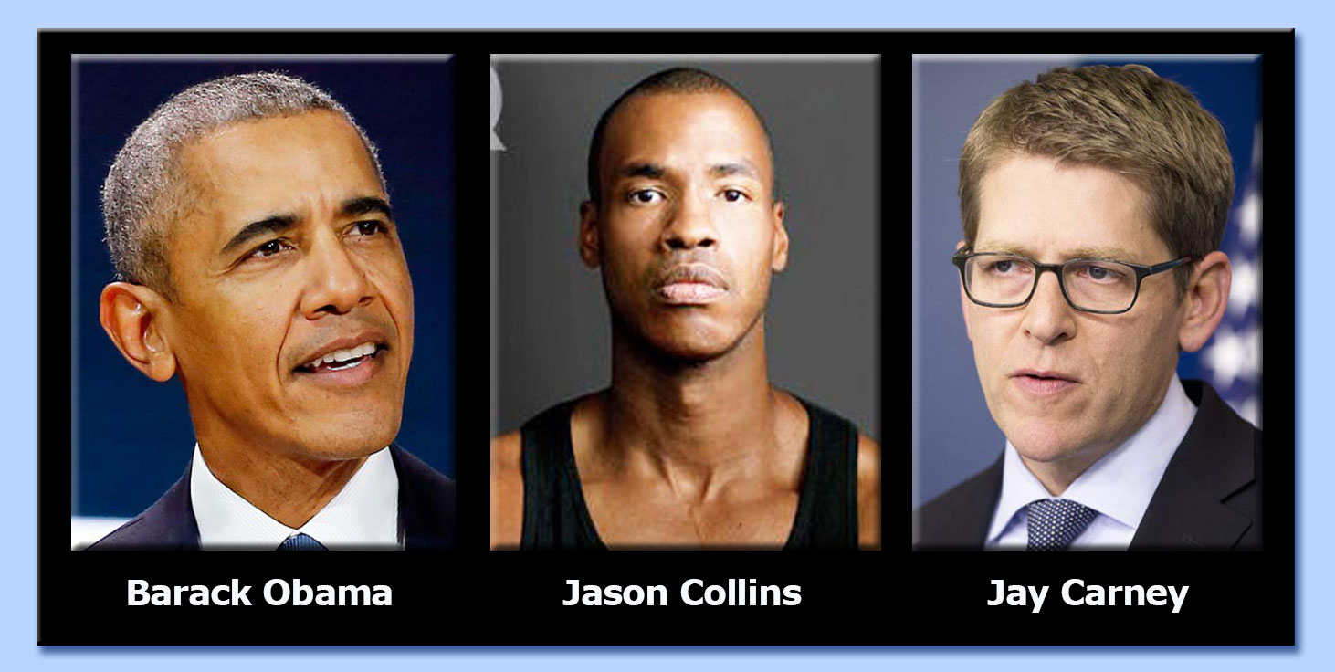 barack obama - jason collins - jay carney