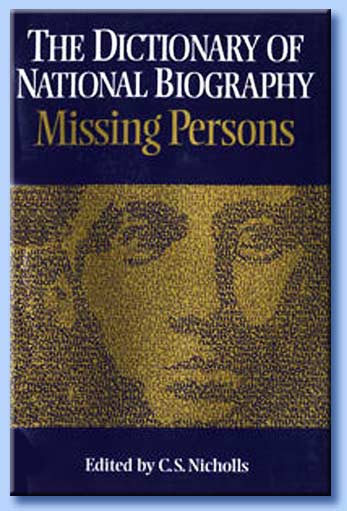 the dictionary of national biography: missing persons