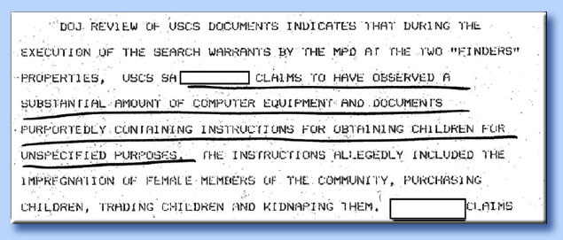 the finders - fbi documento