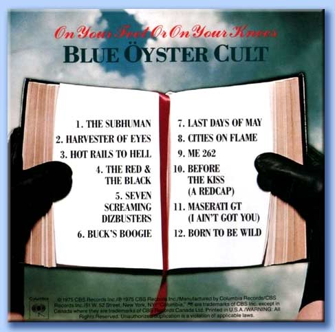 on your feet or on your knees - blue yster cult