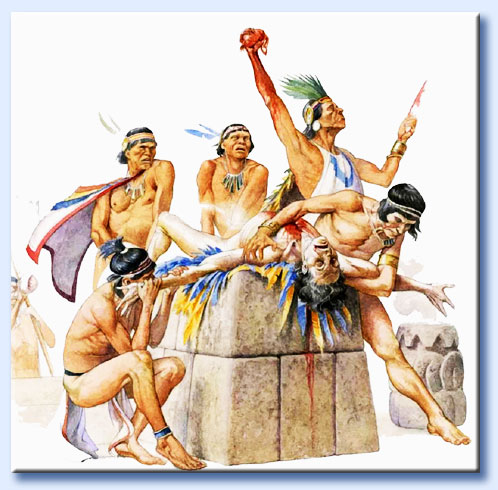 aztechi - sacrificio umano