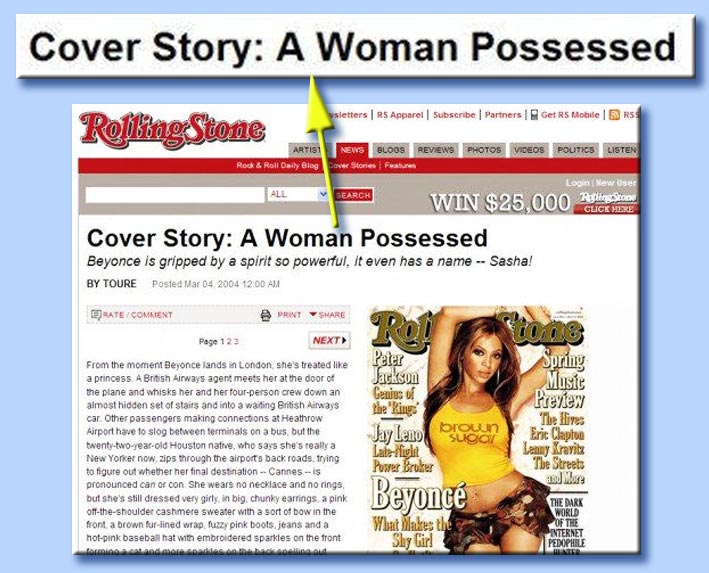 beyoncé posseduta