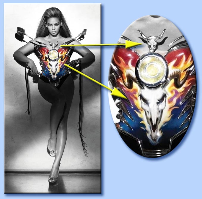 beyoncé - baphomet