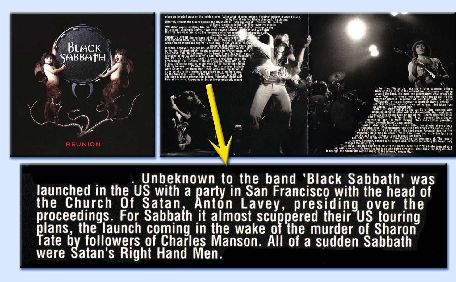 black sabbath - anton lavey - church of satan