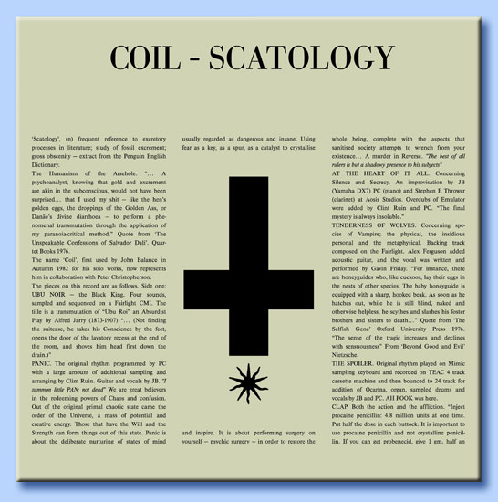 coil scatology.