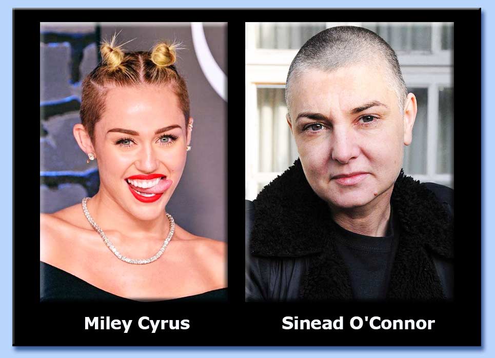 miley cyrus - sinead o'connor