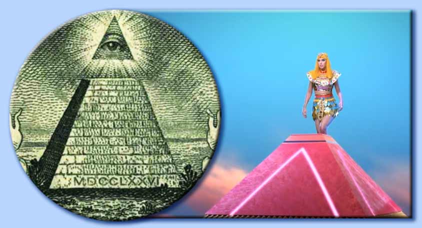 katy perry - dark horse - piramide tronca del dollaro