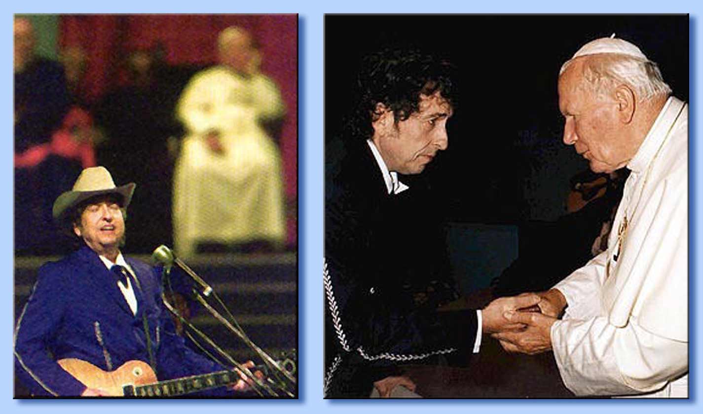 bob dylan e giovanni paolo II