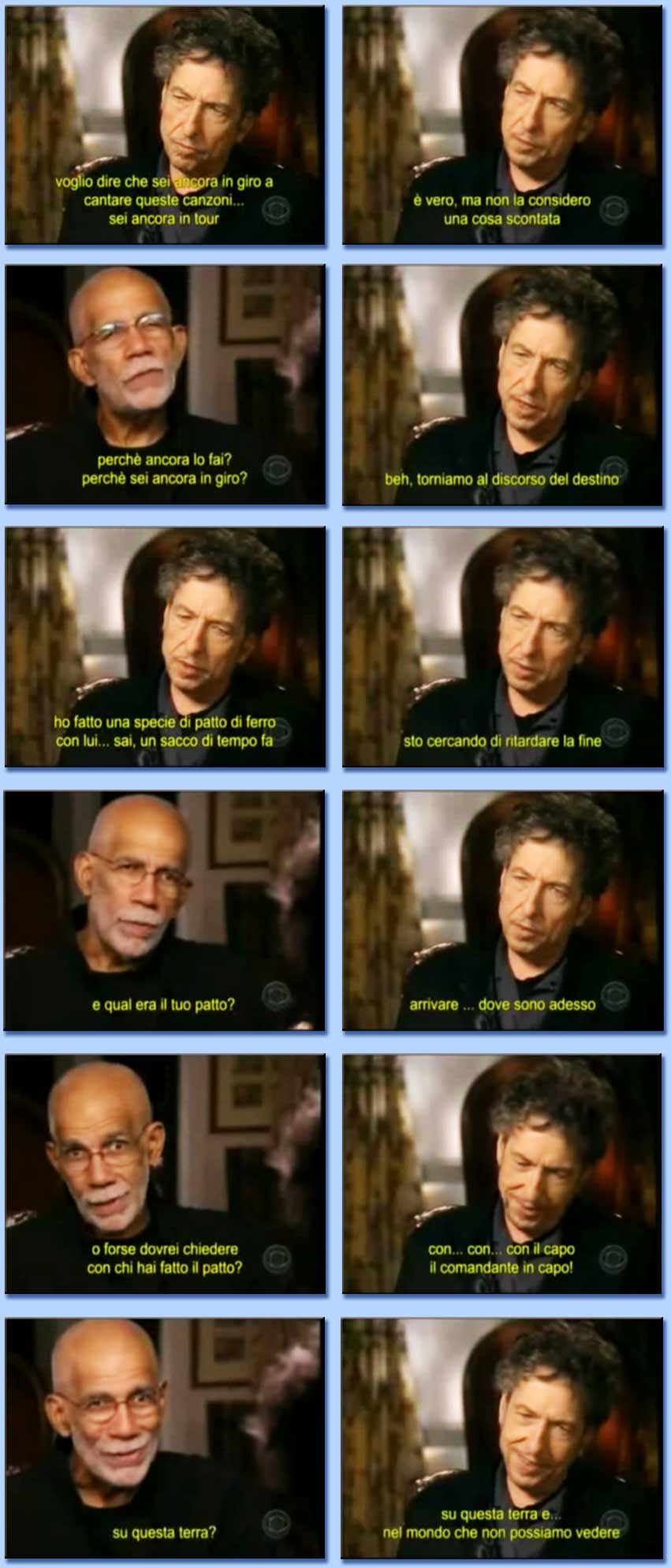 intervista ed bradley bob dylan