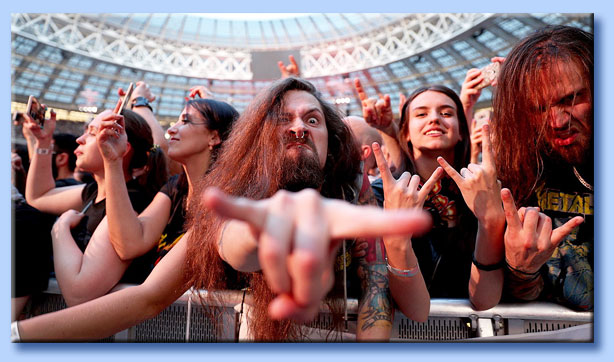 heavy metal fans