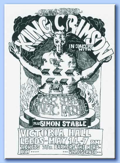 locandina concerto king crimson