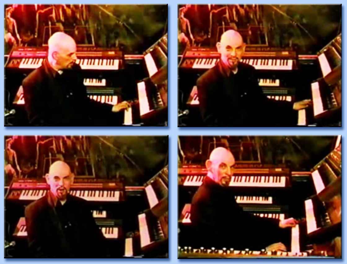 anton lavey nella sua music room