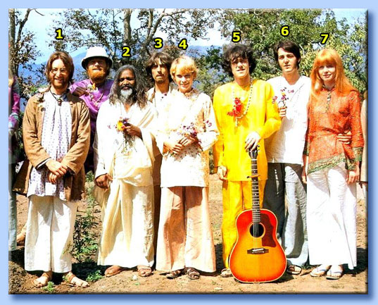 maharishi - beatles - mia farrow - donovan