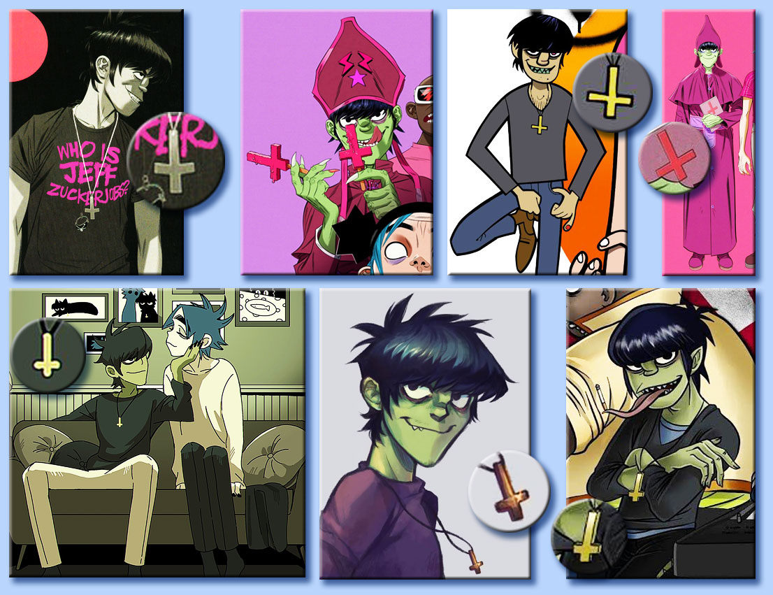 murdoc faust niccals - croce rovesciata