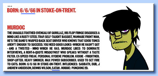 murdoc faust niccals 666