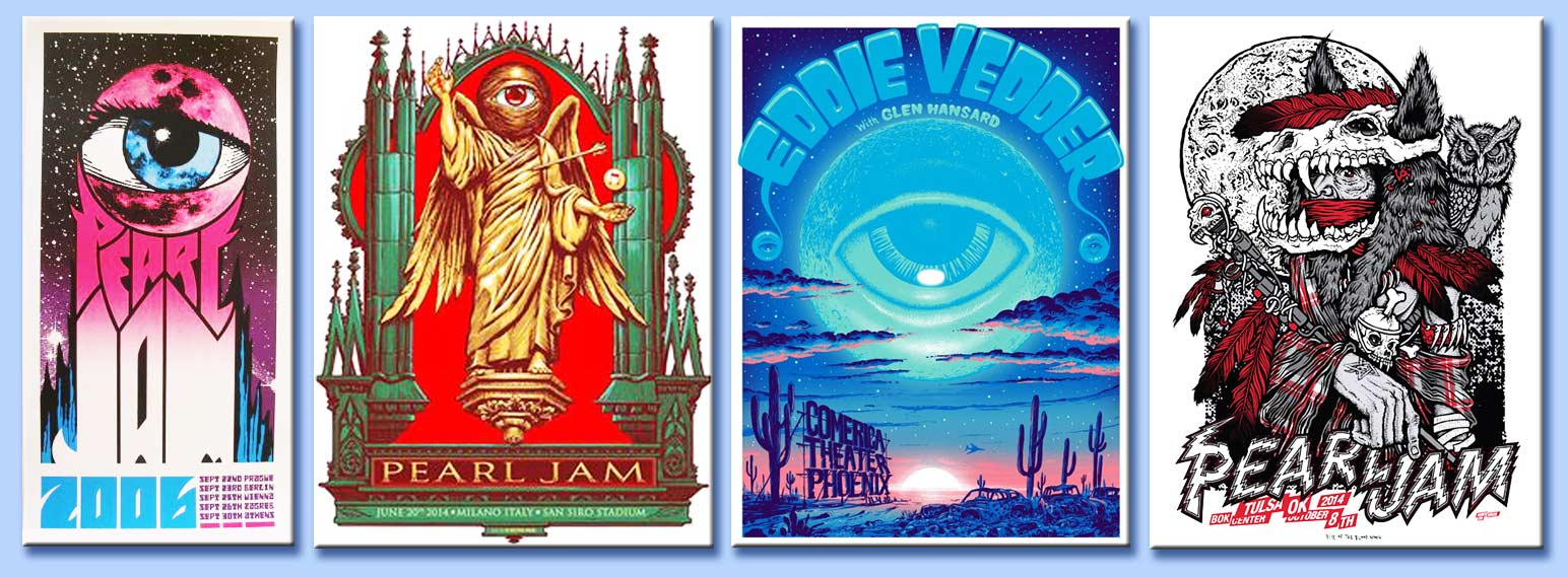 pearl jam poster