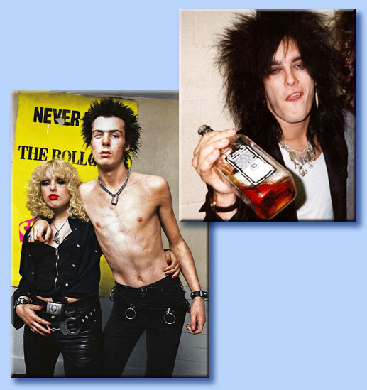 sid vicious - nancy spungen - nikki sixx