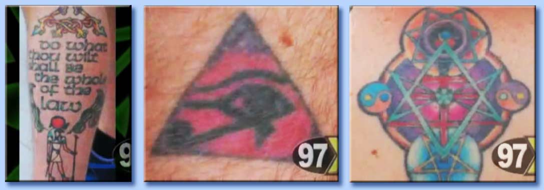 tatuaggi di p-nut - aleister crowley