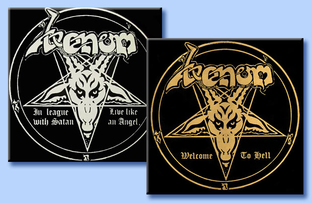 venom - in league with satan - live like an angel, die like a devil - welcome to hell
