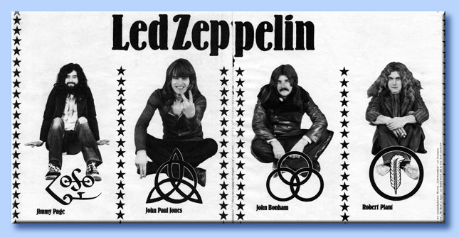 led zeppelin - four symbols