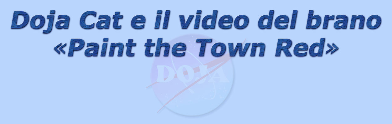 titolo doja cat e il video del brano paint the town red