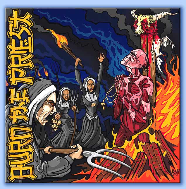 cover burn the priest