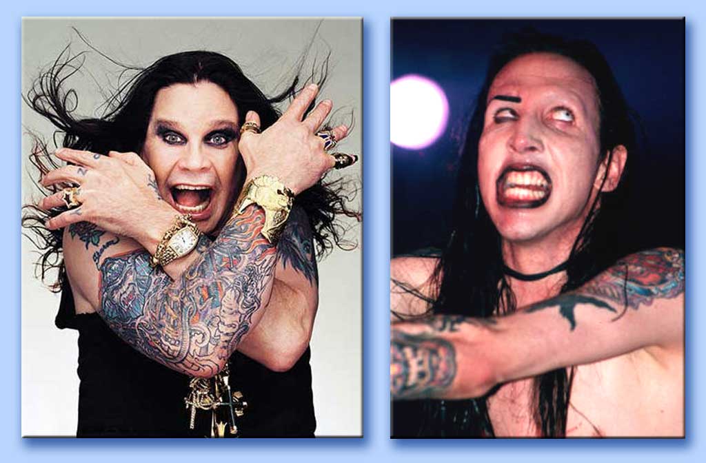 ozzy osbourne e marilyn manson