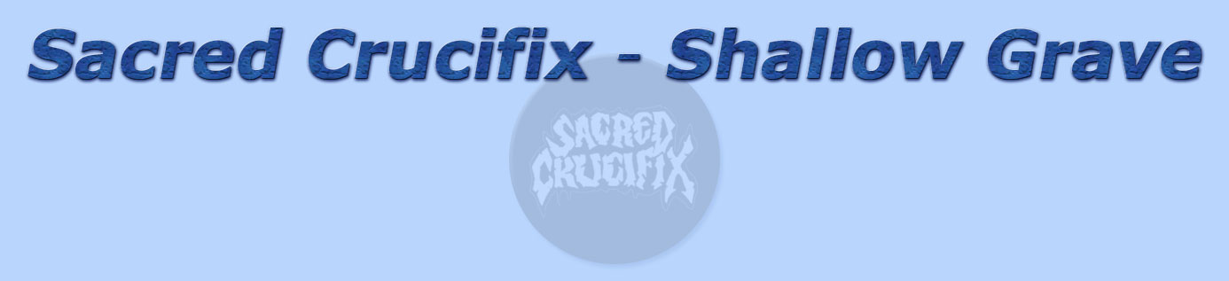 titolo sacred crucifix - shallow grave