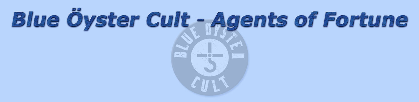 titolo blue oyster cult - agents of fortune