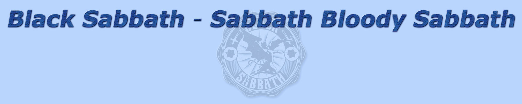 titolo sabbath bloody sabbath - black sabbath