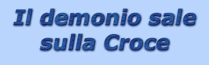 titolo il demonio sale sulla croce