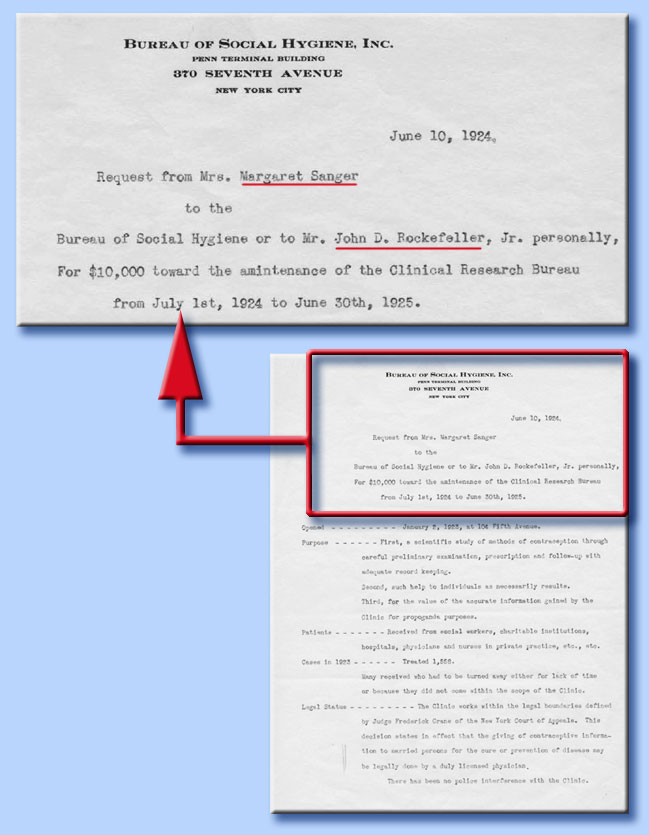 margaret sanger - rockefeller