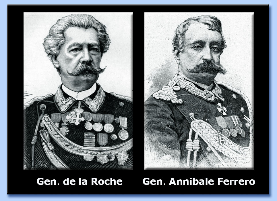 generale gustavo maz de la roche - genarale annibale ferrero