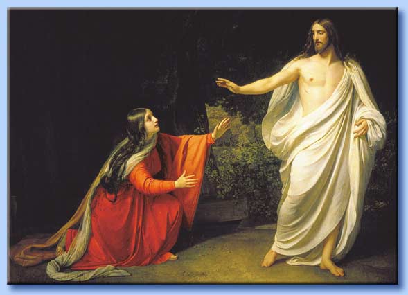 cristo risorto e la maddalena