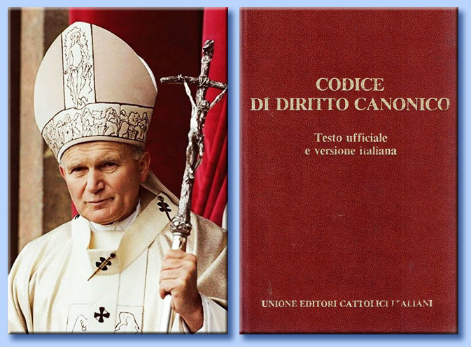 karol wojtyla - codice di diritto canonico 1983