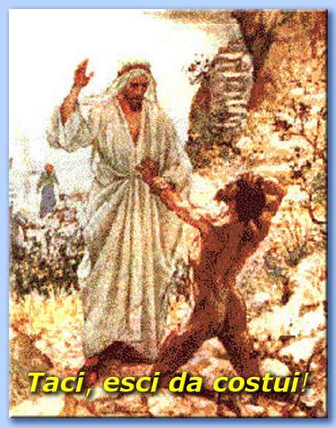 cristo caccia il demonio da un ossesso