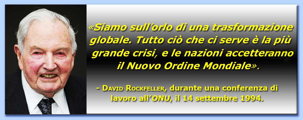 david rockefeller - nuovo ordine mondiale