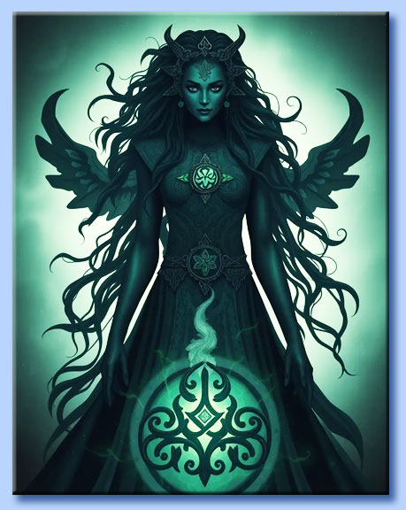 dea oscura della wicca