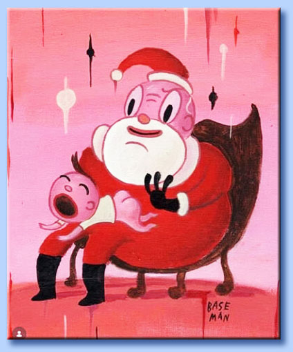 gary baseman - babbo natale
