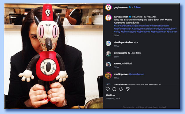 gary baseman - marina abramovic
