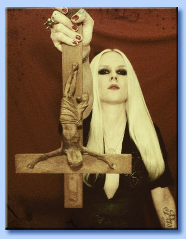 satanic inverted cross